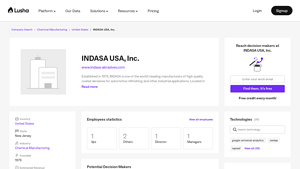 Indasa usa, inc. - Email Address & Phone Number - Lusha - indasa usa inc