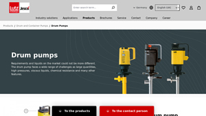 Lutz - Drum Pumps for Diverse Applications