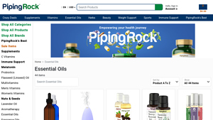 Aromatic Oils | Essential Oils | PipingRock Health Products - essential oils usa