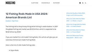 12 Fishing Rods Made in USA 2024: American Brands List - MadeFind - fishing rods made in usa