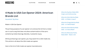 4 Made in USA Can Opener 2024: American Brands List - MadeFind - can opener made in usa