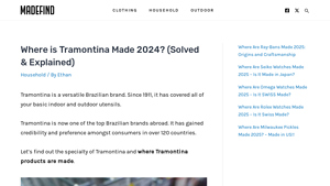 Where is Tramontina Made 2024? (Solved & Explained) - MadeFind - pots & pans made in usa