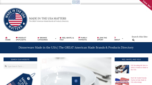 Dinnerware Made in the USA | The GREAT American Made Brands & Products ... - dishware made in usa