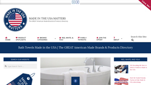 Bath Towels Made in the USA | The GREAT American Made Brands & Products ... - towels made in usa