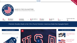 Purely Patriotic - Made in the USA Matters - clothes with usa flag