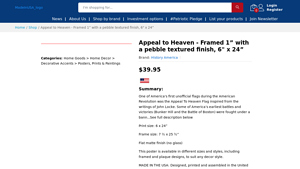 Made In USA | Appeal to Heaven - Framed 1