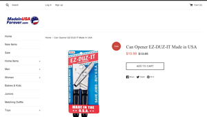 Can Opener EZ-DUZ-IT Made in USA - MadeinUSAForever - can opener made in usa