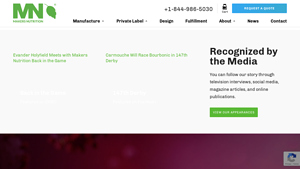 Makers Nutrition - Contract Supplement Manufacturing