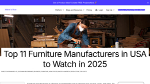 Top 11 Furniture Manufacturers in USA to Watch in 2025 - furniture made in america usa