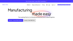 Maker's Row | Connect With US Top Manufacturers & Factories - manufacturers usa