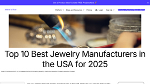 Top 10 Best Jewelry Manufacturers In The USA For 2025 - jewelry manufacturers usa