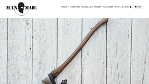 MAN MADE Hand Crafted Camping Axes + Leather Goods Made In the USA - axe made in usa