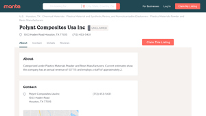Polynt Composites USA Houston TX, 77015 - Manta.com - polynt composites usa inc