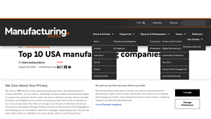 Leading the Industrial Horizon: Top 10 USA Manufacturing Giants - manufacturing companies in usa