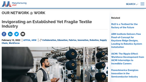 Invigorating an Established Yet Fragile Textile Industry - textile manufacturers in usa