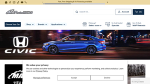 11th Gen Honda Civic Performance Parts | MAPerformance - honda performance parts usa