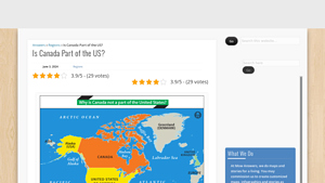 Is Canada Part of the US? - Maps of World - canada a part of usa