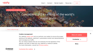 Containers: 2024 ranking of the world's major ports - Market Insights - main ports of usa