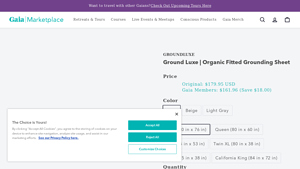 Ground Luxe | Organic Fitted Grounding Sheet - Gaia Marketplace - grounding sheets made in usa