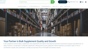 Wholesale and Bulk Supplement Vitamins | Matsun Nutrition - wholesale supplements distributors usa