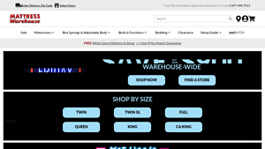 Mattress Warehouse: Best Price Guaranteed & Free Delivery ... - inexpesnive warehouses in western usa