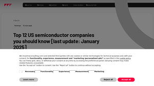 Top 12 US semiconductor companies you should know in 2025 - semiconductor companies in usa