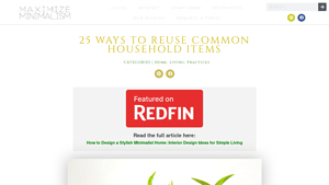 25 Ways To Reuse Common Household Items | Maximize Minimalism - example of reusable