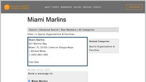 Miami Marlins - Organization - 501 marlins way miami fl 33125 usa