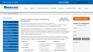 Alfa Laval Pumps, Fittings & Accessories - Meacon Corporation - alpha laval usa