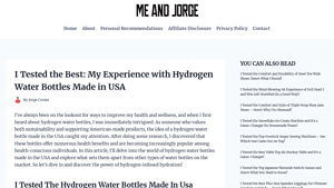I Tested the Best: My Experience with Hydrogen Water Bottles Made in USA - glass water bottle made in usa