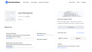 Auto Painting USA | 16005 NW 57th Avenue Hialeah, FL - Mechanic Advisor - auto painting usa
