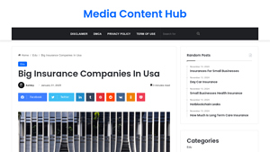 Big Insurance Companies In Usa - Media Content Hub - big insurance companies in usa