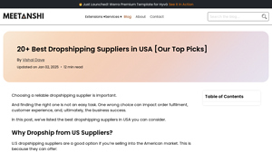 20+ Best Dropshipping Suppliers in USA [Our Top Picks] - Meetanshi - dropship distributors usa