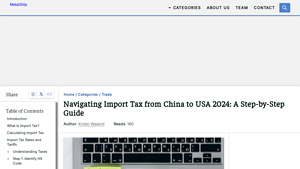 Import Tax from China to USA 2024: Simplified Compliance - import tax from china to usa 2024