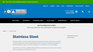Stainless Steel | Buy Cut To Size - Metal Supermarkets - stainless steel suppliers in usa