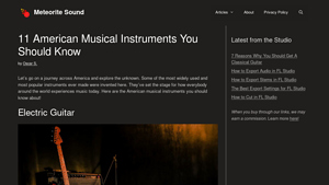 11 American Musical Instruments You Should Know - Meteorite Sound - mandolins made in usa