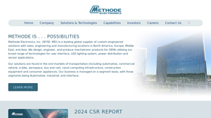 Methode Electronics | Electrical, Radio Remote Control, Electronic ... - biggest manufacturing companies in usa