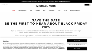 Save The Date: Black Friday Designer Sale | Michael Kors [NZ] - michael kors bags usa black friday sale