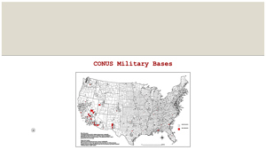 Military Bases in the Continental United States - us bases in usa