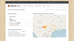 Chevron USA Inc Mineral Rights | Houston, TX - chevron usa inc