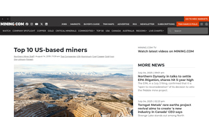 Top 10 US-based miners - MINING.COM - largest mining companies in usa