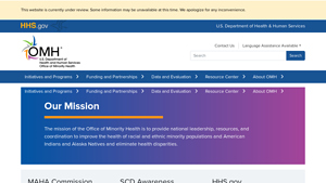 Home Page - Office of Minority Health (OMH) - department of human services usa
