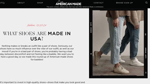 What Shoes Are Made in USA? - Miss American Made - usa manufactured shoes