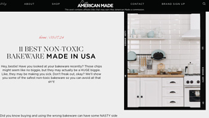 11 Best Non-Toxic Bakeware Made in USA - Miss American Made - bakeware made in the usa