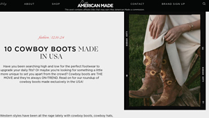 10 Cowboy Boots Made in USA - Miss American Made - cowgirl boots made in usa