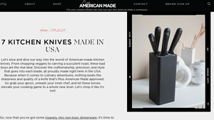 7 Kitchen Knives Made in USA - Miss American Made - best kitchen knives made in usa