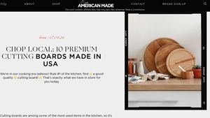 Chop Local: 10 Premium Cutting Boards Made In USA - Miss American Made - cutting board made in usa