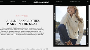 Are L.L Bean Clothes Made in the USA? - Miss American Made - ll bean made in usa