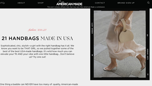 21 Handbags Made in USA - Miss American Made - leather handbags made in usa
