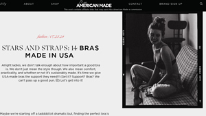 Stars and Straps: 14 Bras Made In USA - Miss American Made - bras made in usa